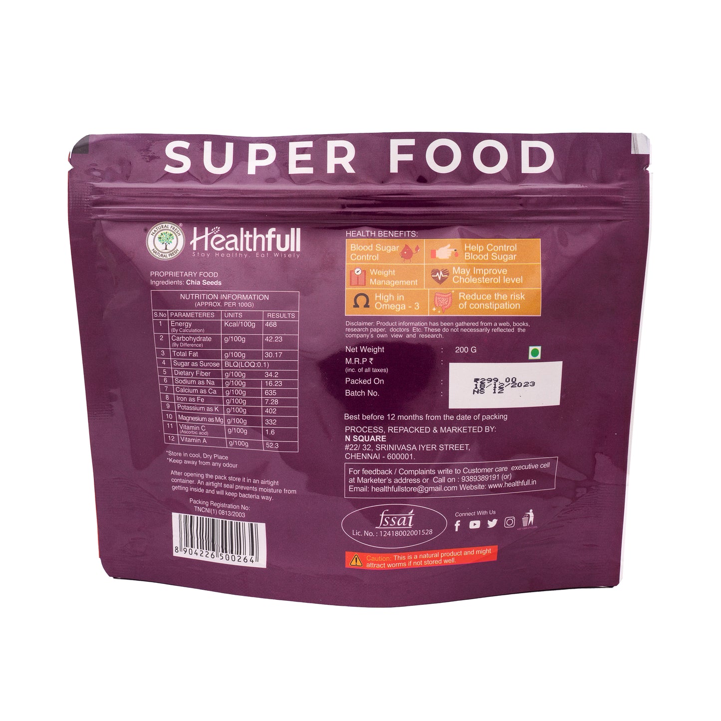 CHIA SEEDS 200G