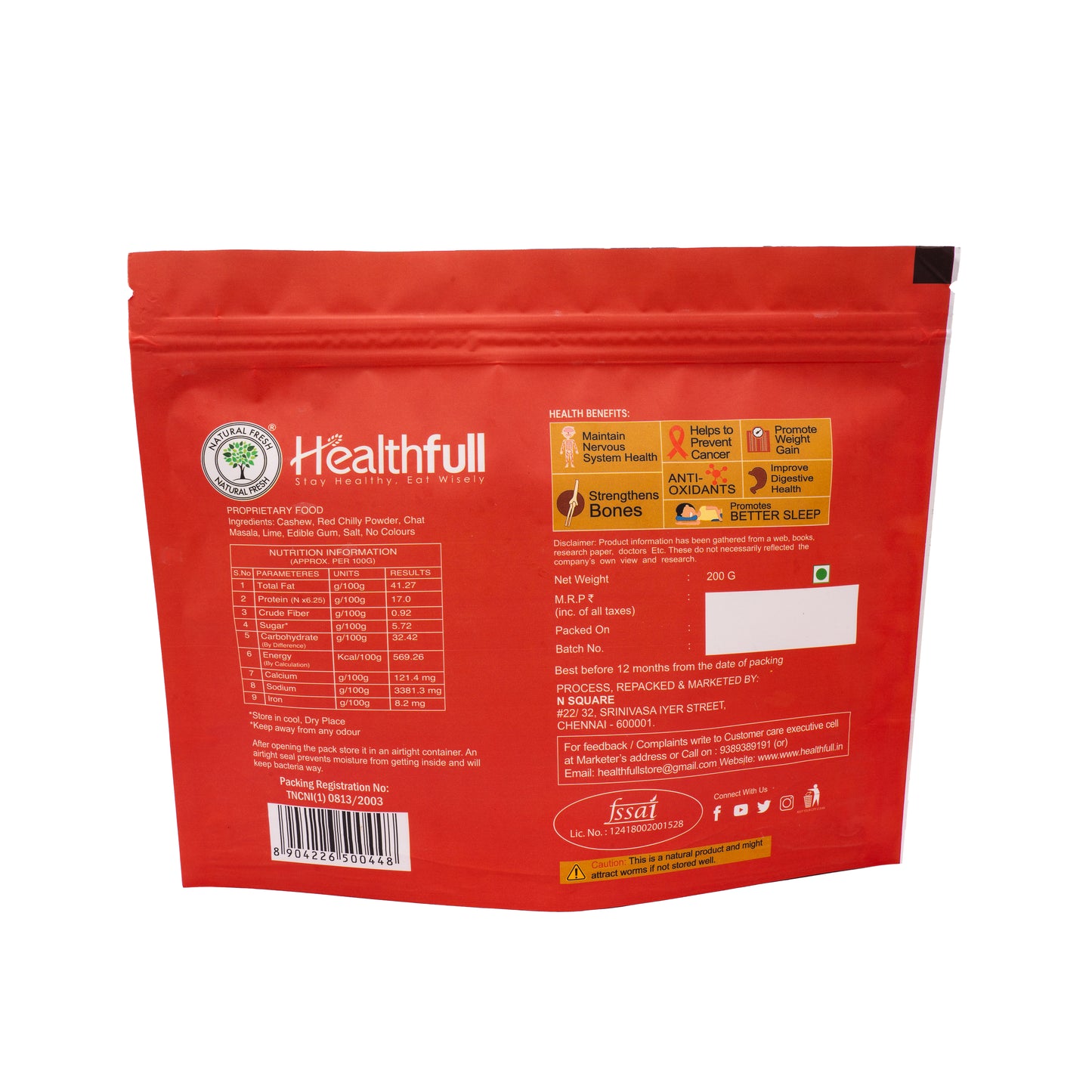 Bombay masala cashewnuts 200g