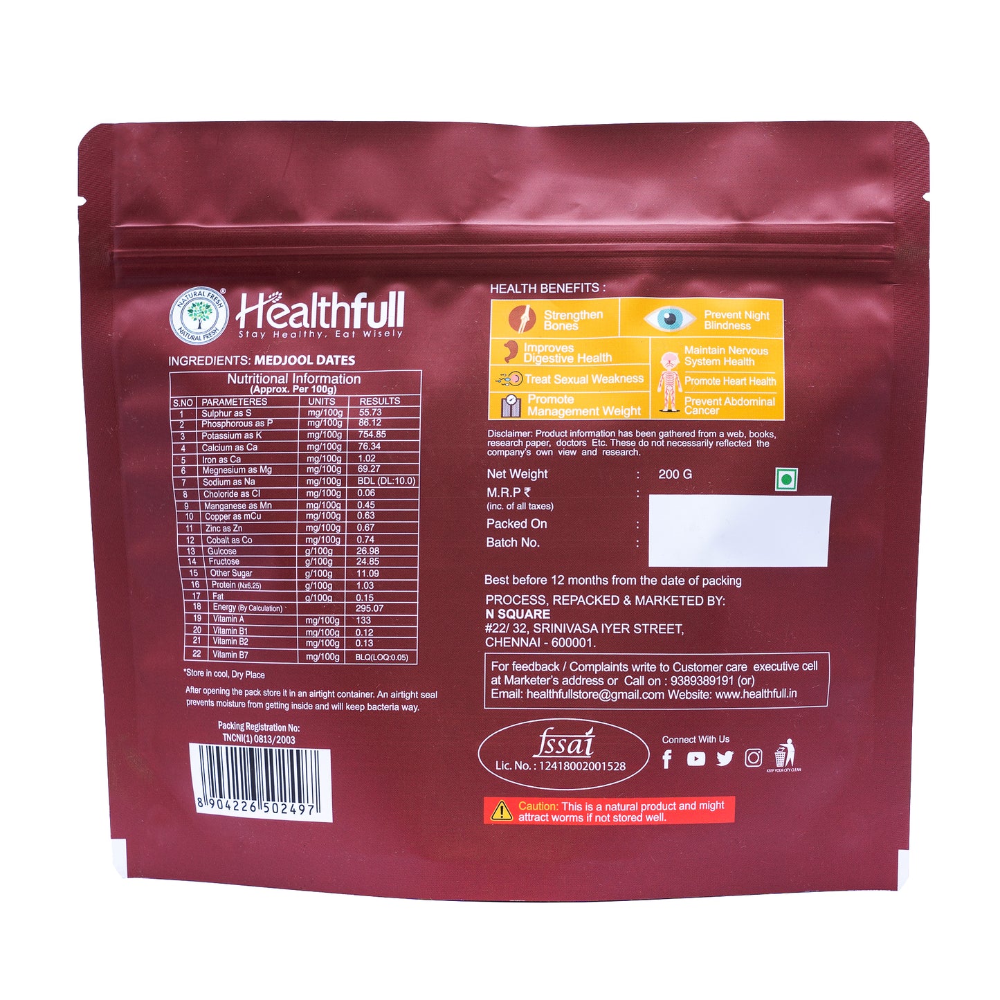 Medjool Dates 200g