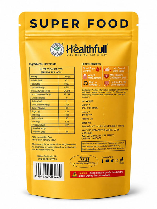 International Whole Hazelnuts (100g)