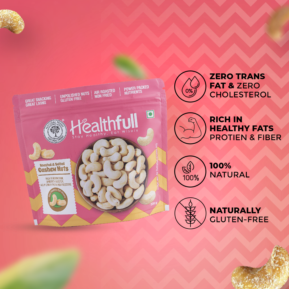 Roasted & Salted Cashew Nuts 200g