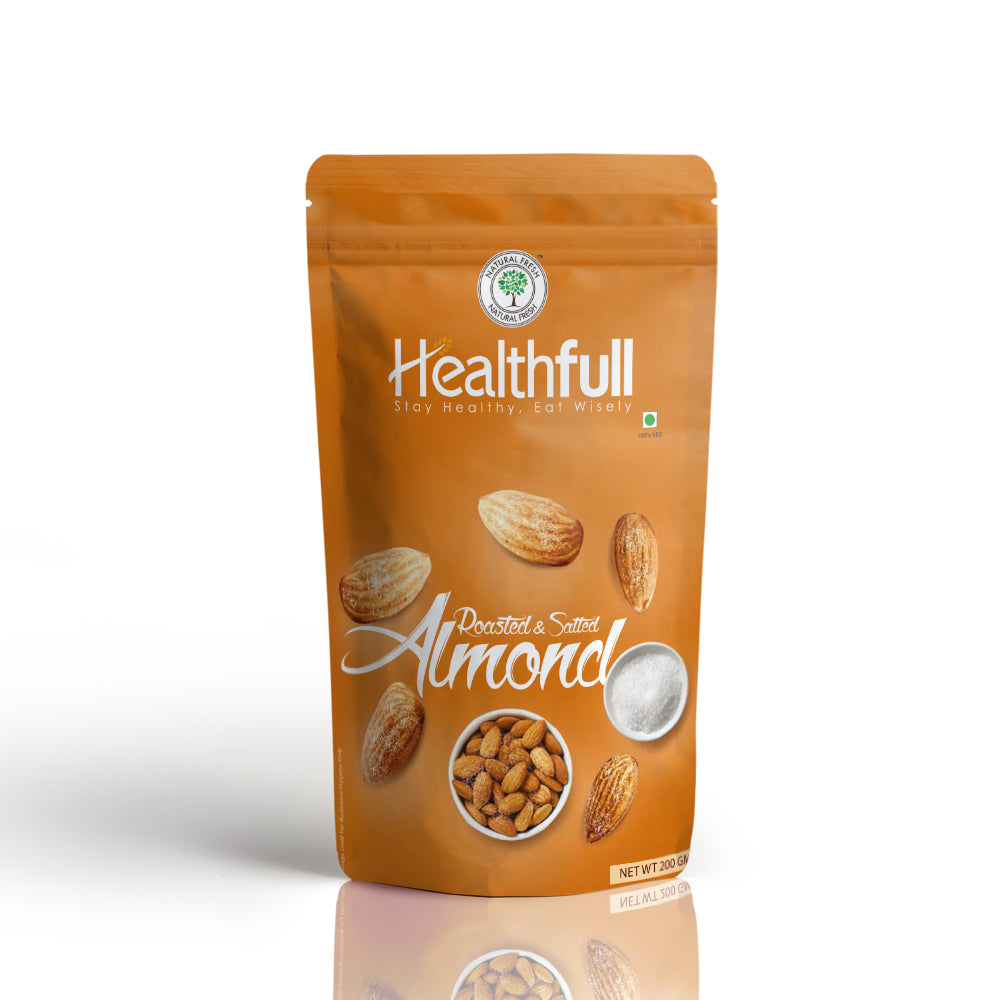 Roasted & salted almonds 200g