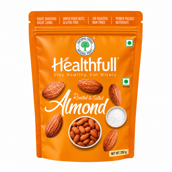 Salted Cashew & Salted Roasted Almonds + FREE Black Dates – 200g
