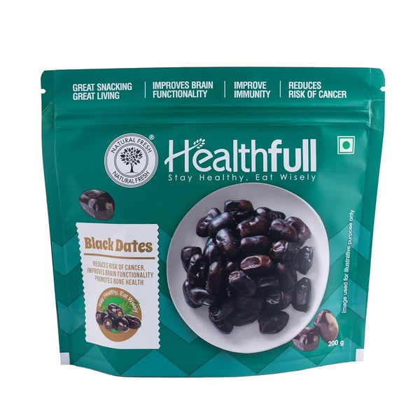Salted Cashew & Salted Roasted Almonds + FREE Black Dates – 200g